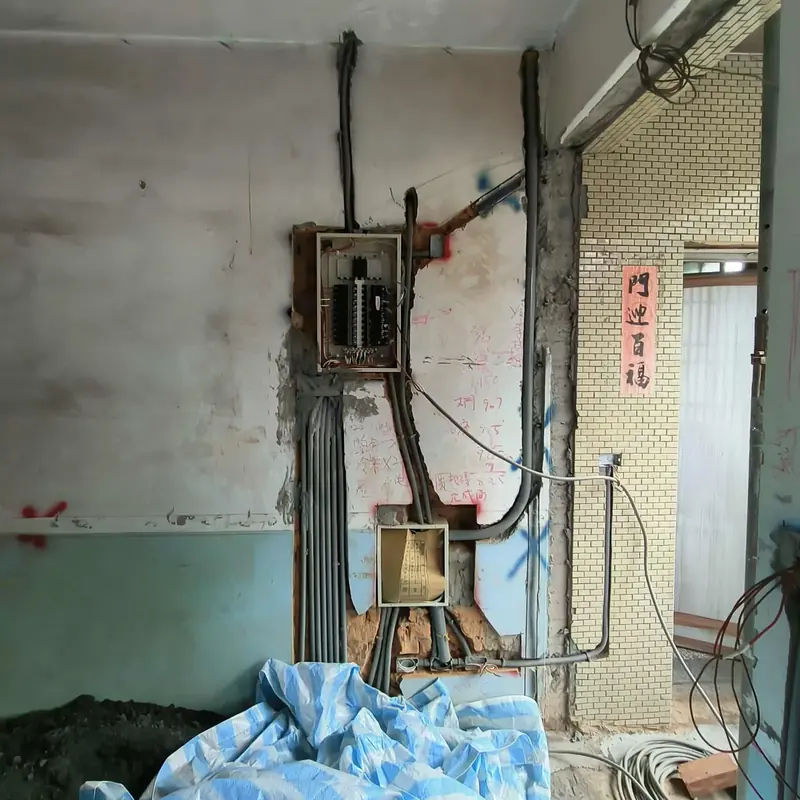 電路・跳電實際施工照片