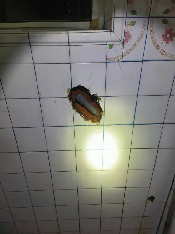 漏點局部開口